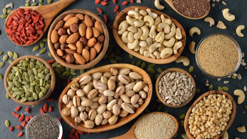 Nuts-and-Seeds-Protein-and-Healthy-Fats-for-Muscle-and-Heart-Health-1024x576 Top 5 Foods For Men's Health Improvement